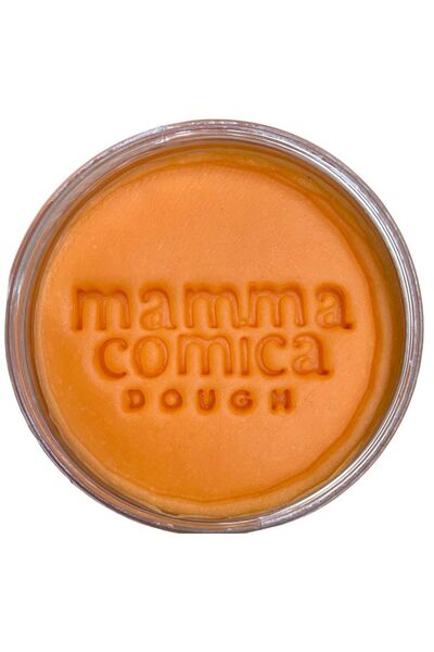 MammacomicaDough عجينة لعب طبيعية من ماماكوميكا - مفردة، برتقالية، 130 جرام