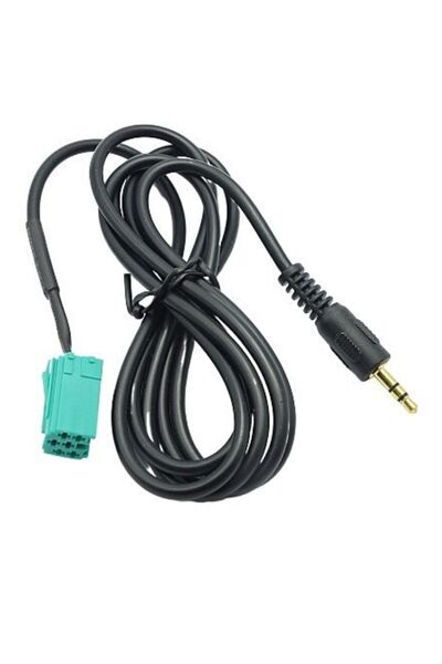 Anex Renault Clio Megane Espace Laguna Kangoo 3.5mm Oto Cd Aux Stereo Ses Giriş Kablosu