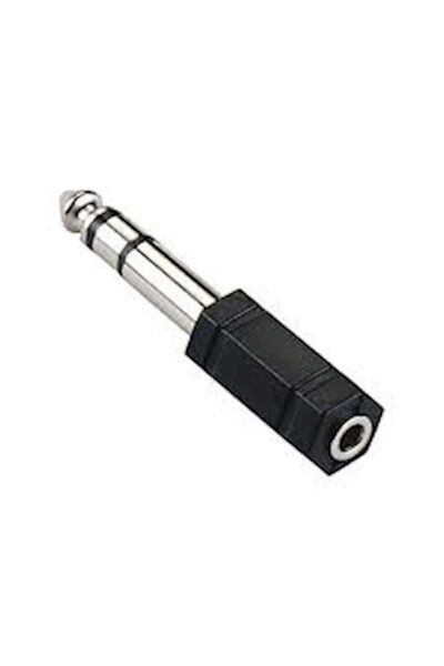 Genel Markalar Stereo Jak 3.5mm To 6.3mm Dönüştürücü Plug Ses - Kulaklık -