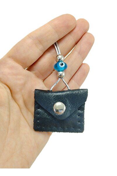 biuti Suni Deri Çıtçıtlı Cevşen Araba Dikiz Ayna Süsü Turkuaz Cam Nazar Boncu...