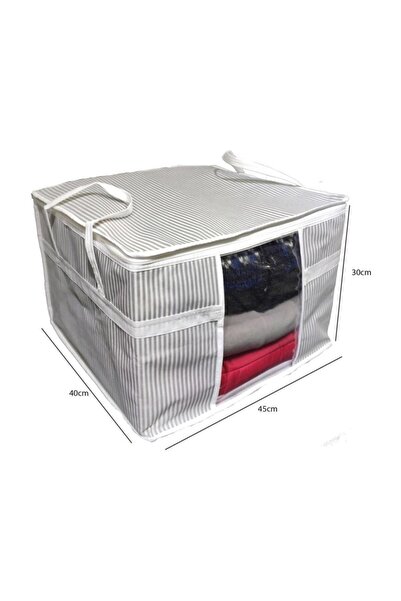 ALAS حقيبة تخزين كازاخستانية بنافذة 45x40x30 سم