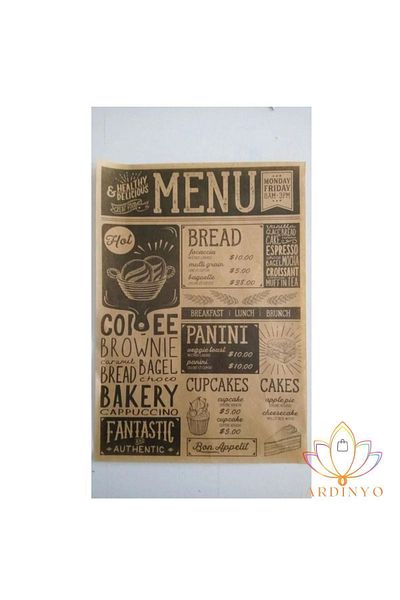 Ardinyo 50 Pieces of Vintage Patterned Oil Paper - Newspaper Patterned Presentation Paper, Mixed Pattern