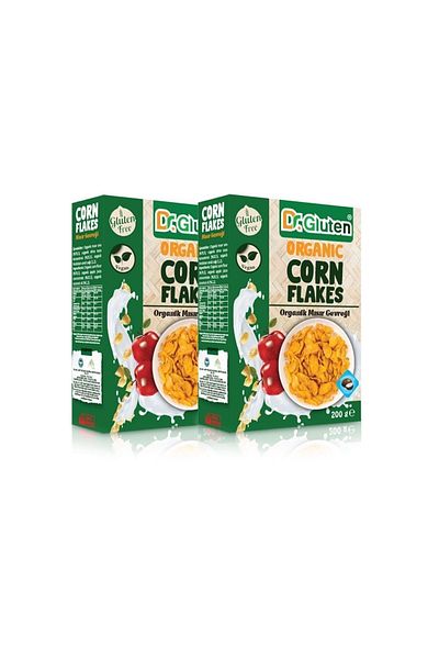 Dr.Gluten Dr. Gluten Gluten Free Organic Vegan Corn Flakes 200 G (Coconut Oil)