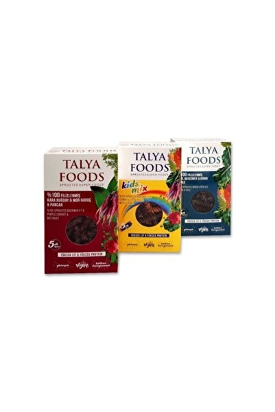 TALYA FOODS Glutensiz & Vegan Sebzeli  3 Lü Avantaj Serisi