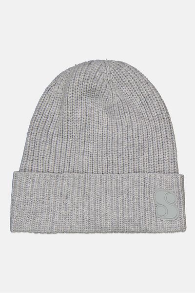 s.Oliver Women Knitted Beanie, Grey