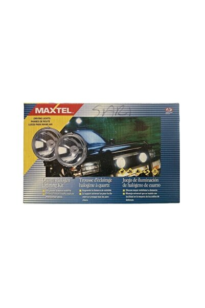 Genel Markalar 2 Adet Maxtel Sis Lambası Colormatik / Rainbow Cam Arkası Metal Nikelaj Jf 506 Cl Çap 12cm
