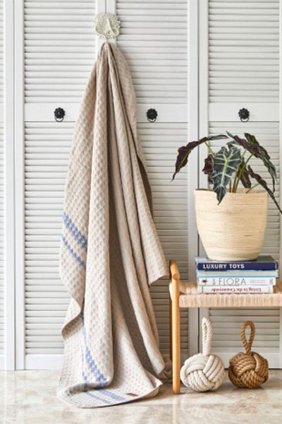 Nautica Home Liz Blanket Double Beige 200x220cm