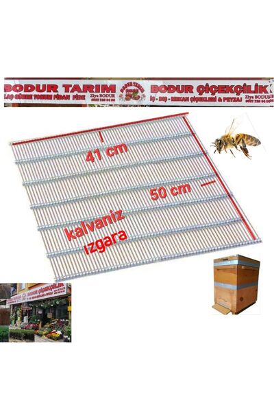 BODUR TARIM Bulancak 41*50 Metal Çelik Ana Arı Izgarası