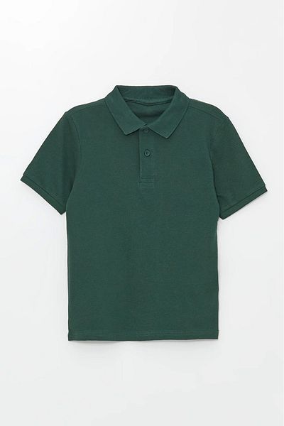 Kiko Boy's Short Sleeve Polo Collar School T-shirt