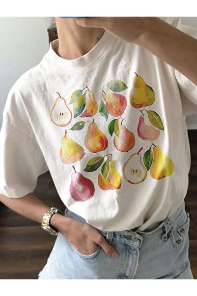 Jose Clothing تي شيرت كبير الحجم مطبوع من القطن العضوي