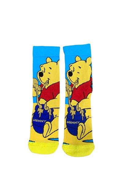 AL Bİ 90LIK Αρωματικές βαμβακερές κάλτσες με σχέδια χαρακτήρων Winnie The Pooh