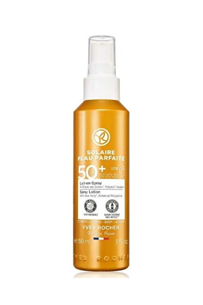 Yves Rocher Vücut Güneş Spreyi SPF 50+ 150ml Şampuan Masaj Fırçası Hediye