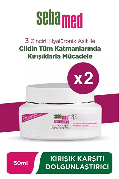 Sebamed Kırışıklık Karşıtı Dolgunlaştırıcı Krem 50ml X2