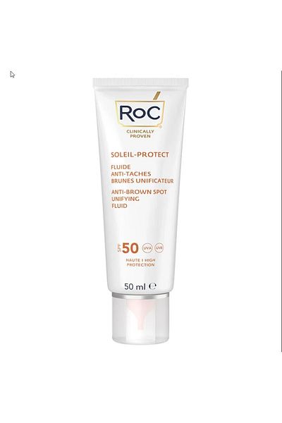 Roc كريم الحماية من الشمس المضاد للعيوب بعامل حماية من الشمس SPF50+ 50 مل