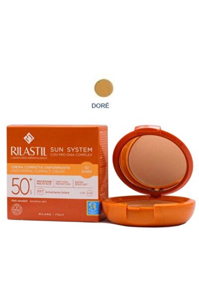 Rilastil Sun System SPF50+ - كريم مدمج 10 جرام - 02 ذهبي