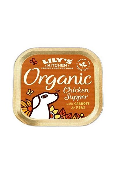 Lily's Kitchen Organic Chicken Supper Wet Dog Food with Carrots & Peas, 150g