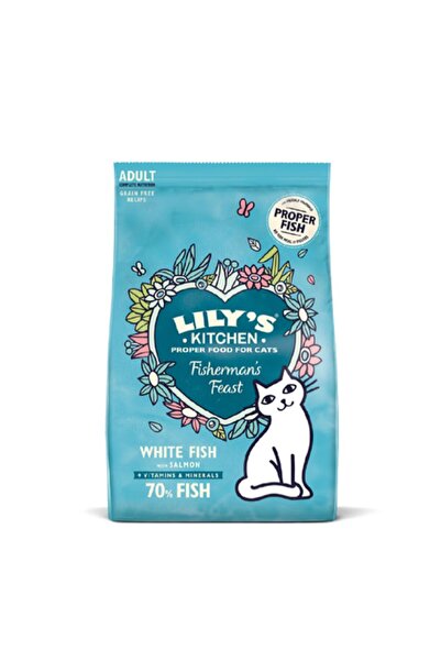 Lily's Kitchen وليمة الصيادين سمك أبيض وسمك السلمون، 800 جرام