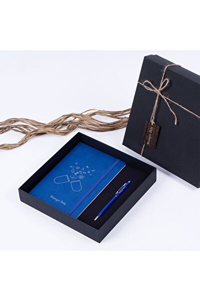 Kitaplı Hediye Eczacıya Ajanda- Kalem Hediye Kutusu / Kişiye Özel Hediye Seti...