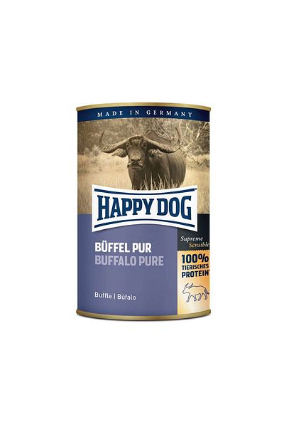 Happy Dog Buffel Pur Wet Dog Food, 400g