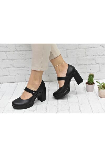 Kesim Shoes Kadın Hakiki Deri Topuklu Ayakkabı 33-40