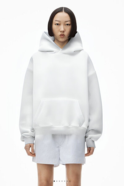 OKULCUBABA Жіночий оверсайз бавовняний сезонний шкільний світшот - 3 нитки, к...