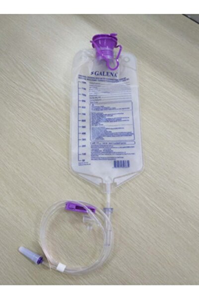 Galena Enteral Beslenme Torbası Manuel Gravity Y Konnektörlü 1200 ml ( 10adet )