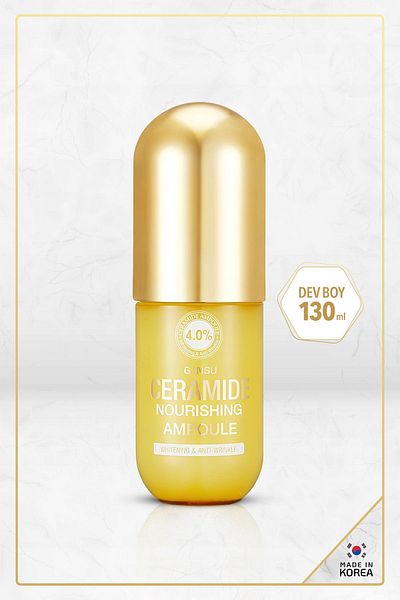 DR. CELLIO Gıınsu Intensive Hydrated Anti-Blemish Brightening Ceramide Ampoule Skin Serum Giant Size