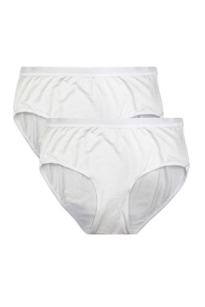 FSM1453 Γυναικεία Modal Λεπτό Ύφασμα Ψηλόμεση Bato Slip Lycra εσώρουχα 2'li -3031