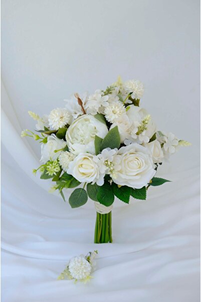 Uğur Gelin Buketi Şakayık Masumiyeti Gelin Buketi