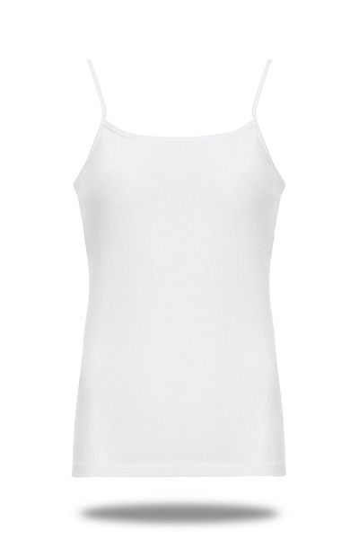 FSM1453 Tricou de damă din bumbac cu curele de frânghie, clasic, colorat