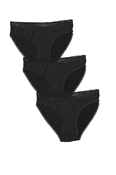 FSM1453 Γυναικεία Modal Normal Waist Bikini Ruched Slip Lycra εσώρουχα 6 τεμαχίων -3032