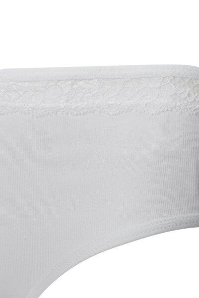 FSM1453 Дівчача бавовняна рибана-сліп Класичні мереживні трусики, 6 шт. -272