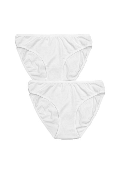 FSM1453 Chiloți slip bikini din lycra cu talie normală din bumbac pentru femei, pachet de 6 - 3053