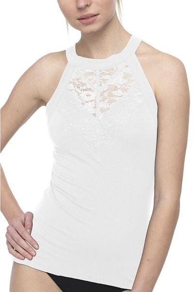FSM1453 Top din lycra din dantelă modal pentru femei-2220