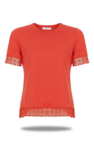 FSM1453 Жіноча короткорукава футболка Mercan