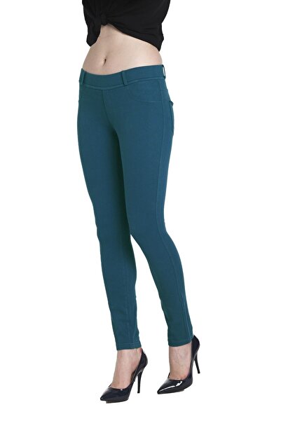 FSM1453 Women's Cotton Colored Jean Pants Lycra Leggings - 4686