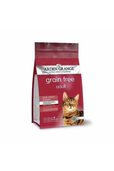 Arden Grange طعام القطط البالغة الجاف بالدجاج والبطاطس الطازج، 4 كجم