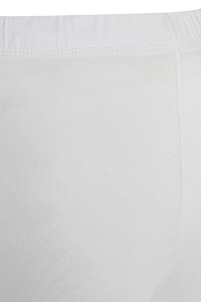 FSM1453 Women's White Cotton Long Tights