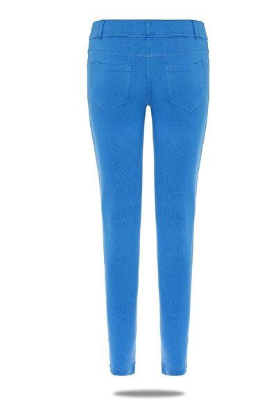 FSM1453 Pantaloni de damă din bumbac colorați, colanți din lycra - 4686