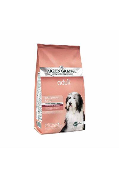 Arden Grange طعام جاف بالسلمون الطازج والأرز للكلاب البالغة، 6 كجم