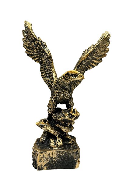 Peramari Dekoratif Polyester Kartal Biblo Gold Eskitme