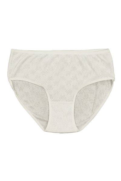 FSM1453 Women's Cotton Transfer Ribana Bato High Waist Slip Panties 2-Piece - 3001