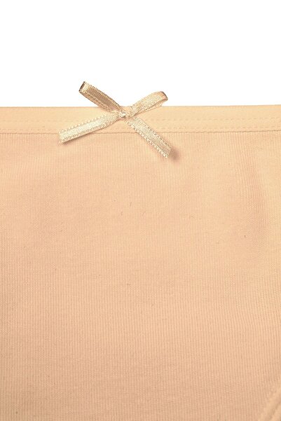 FSM1453 Κοριτσίστικο βαμβακερό ριμπ σλιπ κλασικό μονόχρωμο εσώρουχο 6 τεμαχίων -308