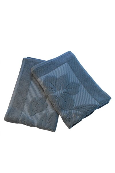 Nurpak Derya Foot Towel (Piece of 2) 100% Cotton - Anthracite