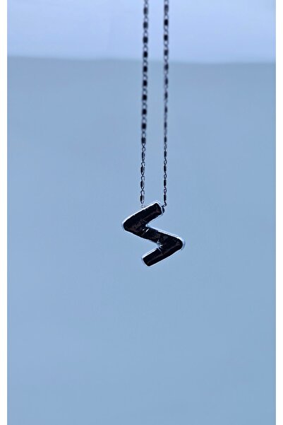 CAM KOLYE BALON Z HARF GOLD VE Gümüş  RENKI KADIN AKSESUARI HEDYLIEK Mücevher