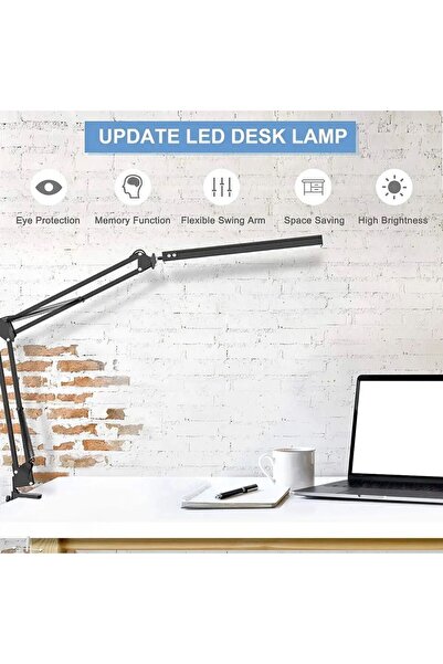 Voground led masa lambası teleskopik kitap okuma ofis çalıma masası led ışık ...