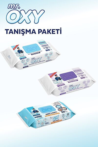 Mr.Oxy Mr. Oxy Yüzey Temizlik Havlusu 3'lü Tanışma Seti