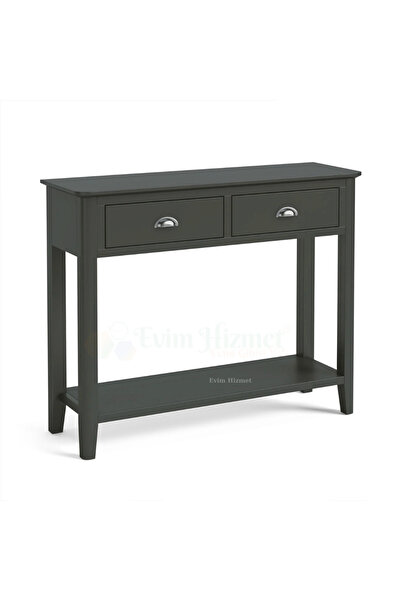 Evim Hizmet Nova Lake Siyah MDF Konsol Dresuar - Montaj Dahil - Adrese Güvenli Teslimat