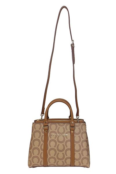 U.S. Polo Assn. Γυναικεία τσάντα ώμου Us24205 Model Black Beige