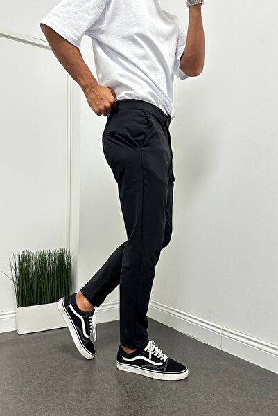 Denim Shorty Jogger Paraşüt Kumaş Pantolon
